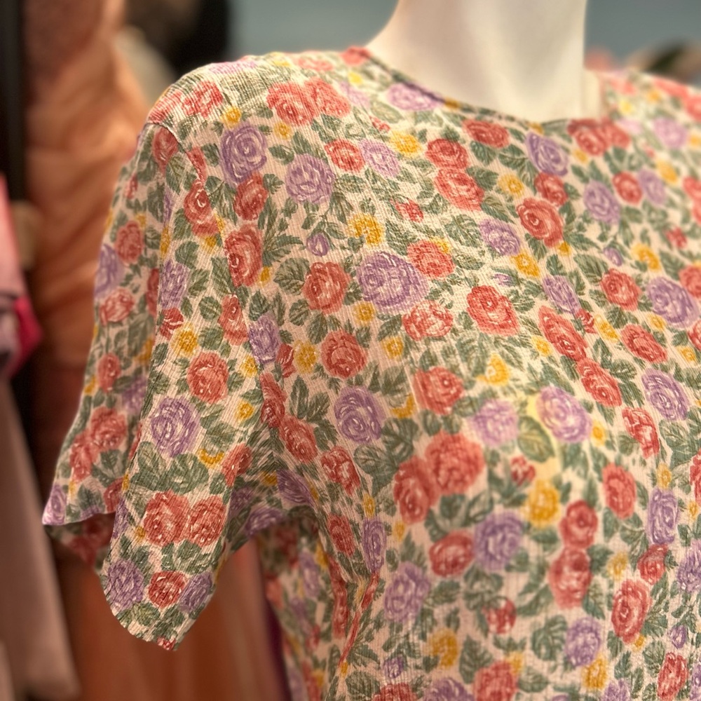 80s Floral Short Set - Picture 3 of 16